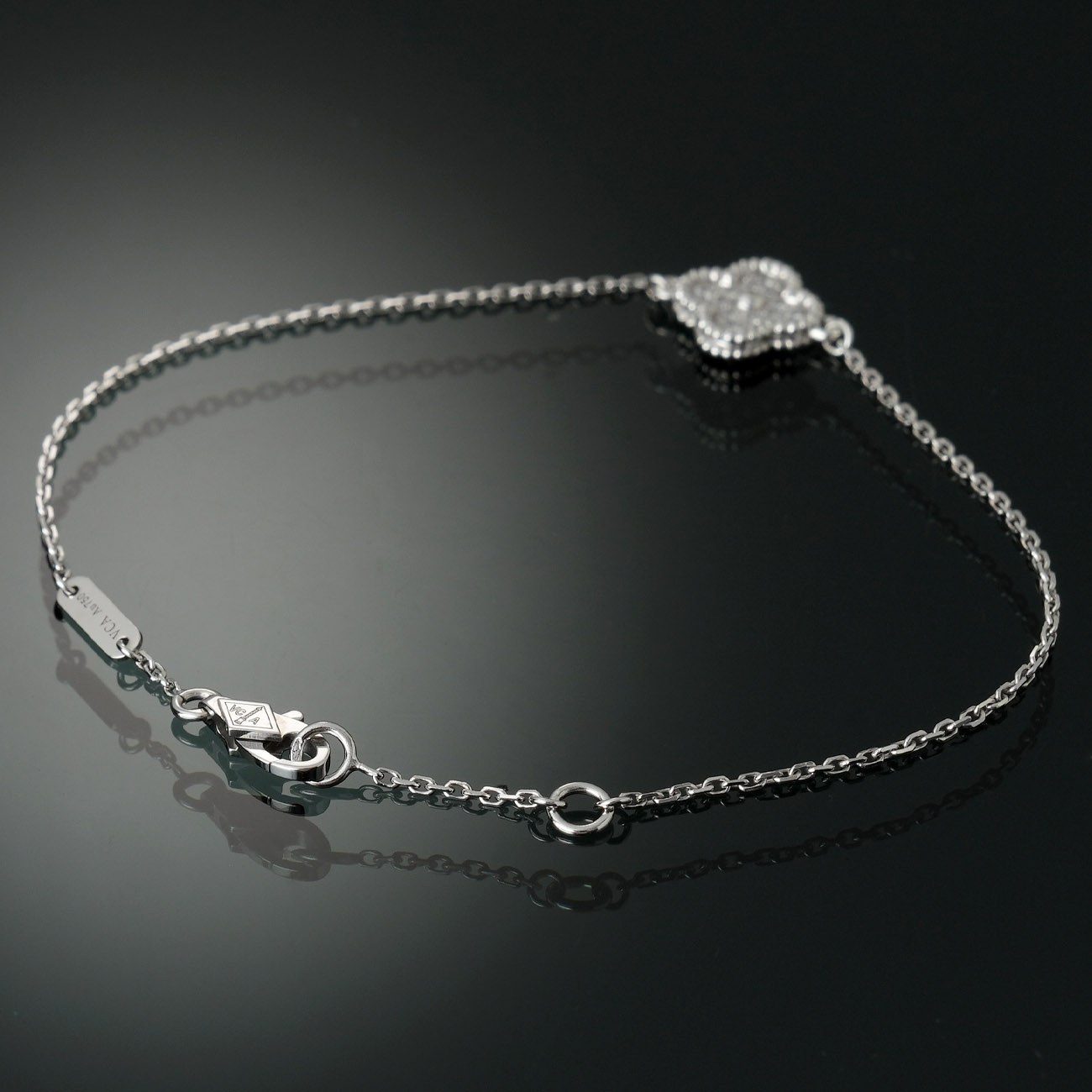 Van Cleef & Arpels(USED)반클리프앤아펠 스윗 알함브라 다이아 브레이슬릿 ARO85600